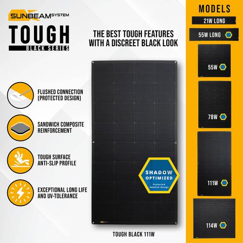 SOLPANEL 111W SUNBEAM TOUGH BL